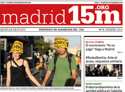 nuevo periódico Madrid15M