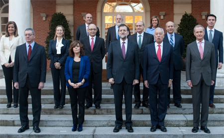 Rajoy y sus ministros