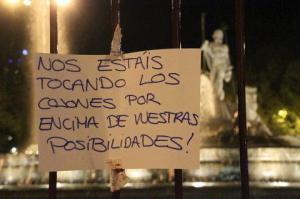 Nos estáis tocando los cojones por encima de vuestras posibilidades Nos estáis tocando los cojones por encima de vuestras posibilidades